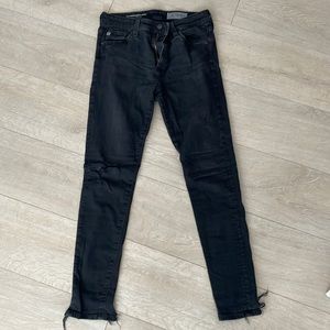 AG lightly distressed jeans